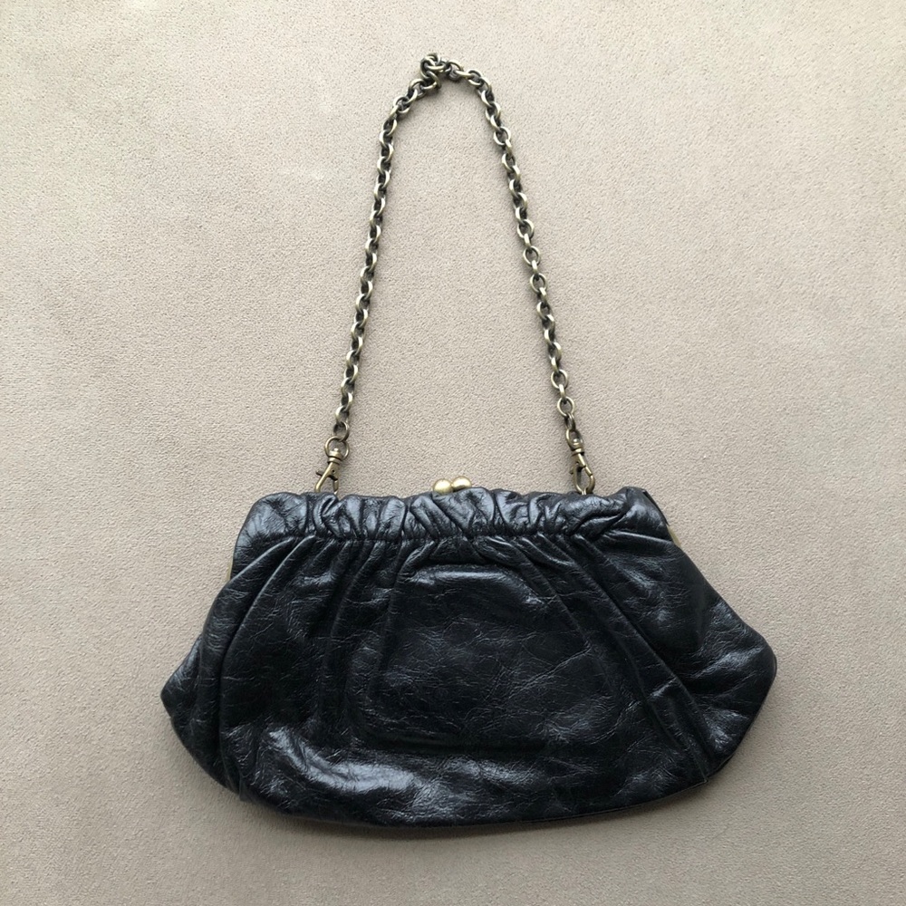 Hobo international clutch with chain strap